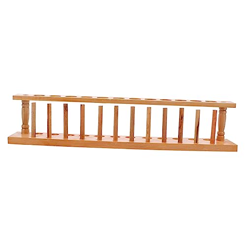 Veemoon Soporte De Madera Para Gradilla Duradera Para Laboratorio Organizador Material Didáctico Escolar Para Experimentos Químicos