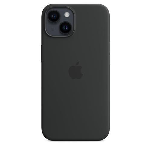 Image of Apple iPhone 14 Silicone Case with MagSafe - Midnight