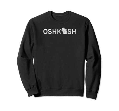 Oshkosh Wisconsin Mapa Sudadera