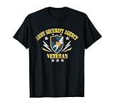Military USA Security Agency Veteran for Men Women Patriotic T-Shirt