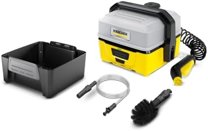 Kärcher OC 3 Mobile Pressure Washer, Portable Cleaning of Outdoor...