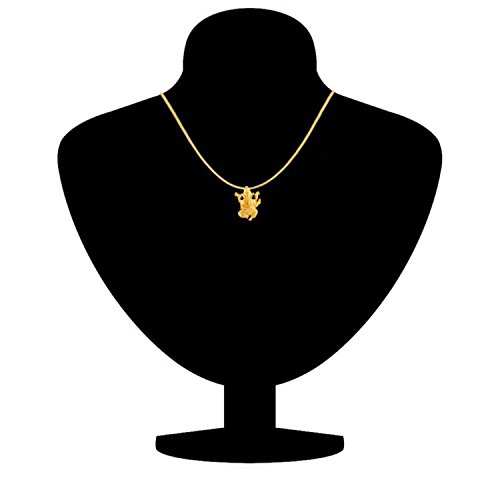 Plated Vighna Ganesh ji Pendant with CZ