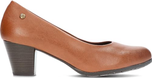 PEPE MENARGUES Zapato DE SALÓN 6700I de la Talla 39 en Color Cuero