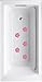 Pink Flower Non-slip saftey shower or tub grip stickers