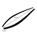 Car Front Headlight Lamp Eyebrow Eyelid Trim Cover Compatible With VW Tiguan MK1 2011 2012 2013 2014 Exterior Modification(Gloss black)