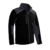 SANTINO 1011109 Tour Unisex Softshell Jack, Schwarz/Graphit, Größe M