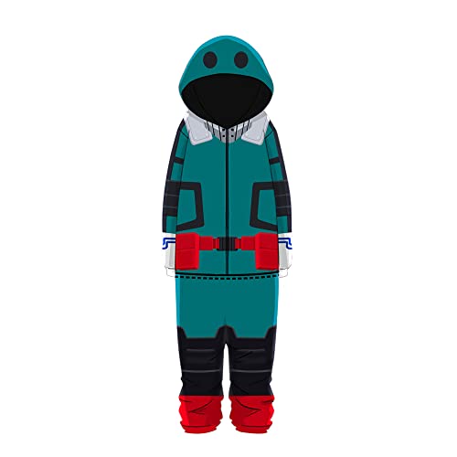 Xinchangda My Hero Academia - Pijama de cosplay con cremallera estilo anime Todoroki Shouto Midoriya Izuku para fiesta de Halloween, XXL