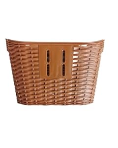 Pplkhs PPLKHS Fahrradkorb Kunststoff Braun