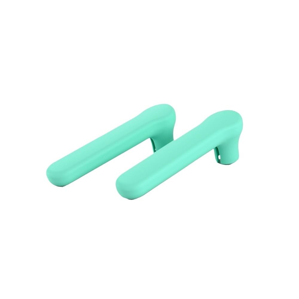 TIANSHENGQI 2PCS Handle Sleeve Living Room Anti-Collision Static-Free Wall Protector Door Knob Cover Silicone(Green)