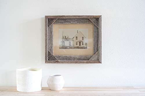 BarnwoodUSA-Rustic-Signature-Corner-Block-Picture-Frame-Our-11×14-Picture-Frame-can-be-Mounted-Horizontally-or-Vertically-and-is-Crafted-from-100-Recycled-and-Reclaimed-Wood-No-Assembly-Required BarnwoodUSA Rustic Signature Corner Block Picture Frame Our 11×14 Picture Frame can be Mounted Horizontally or Vertically and is Crafted from 100 Recycled and Reclaimed Wood No Assembly Required