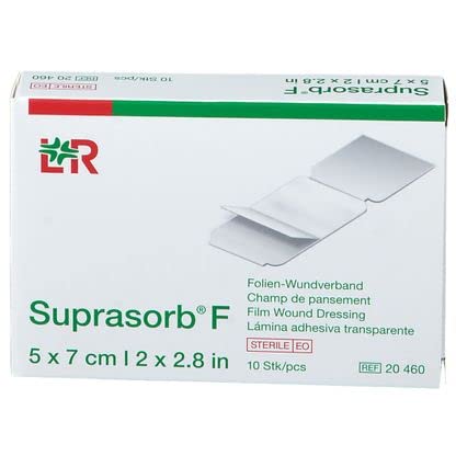 Suprasorb F Medicazione in Film 5x7cm 10 Medicazioni