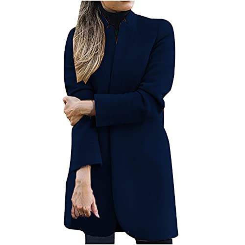 Casaco Feminino Inverno Sobretudo Casual Elegante cardigan plus size parka quente de manga comprida