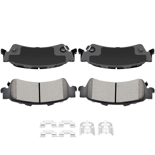 Image of AUTOMUTO Rear Brake Pads, 4 Ceramic Brake Pads ATD792C, D792-7700 Fit For Cadillac, For Chevrolet, For GMC