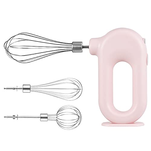 Batteur à œufs électrique à main avec 4 vitesses pour la cuisson de gâteaux, œufs, crème, mixeur manuel sans fil
