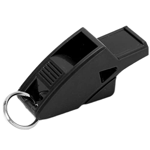 Silbato para árbitro Gonetre durable y portátil negro miniatura 5