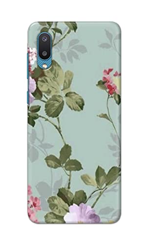 Image of Printed Hard Back Cover Case for Samsung Galaxy M02 | Samsung Galaxy A02 Back Cover (Floral Painting) -1302