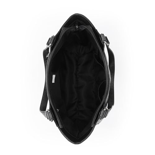 Image of The Sak Bolinas Leather Satchel - Spacious Shoulder Bag with Zip Closure