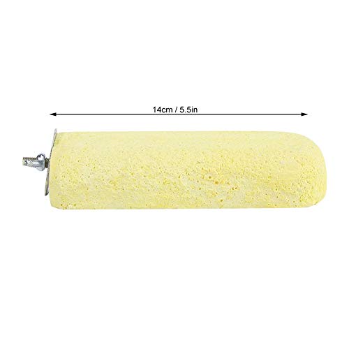 Bird Grinding Stone,Parrot Chewing Toy Bird Parrot Calcium Teeth Mouth Molar Grinding Stone Safe for Birds Beak Grinding for Hunting with Stand and Claws Toy - Image 4