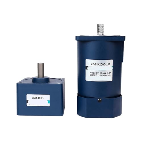 Moteur 220V CA avec réducteur de vitesse à engrenages 30 rpm pour treuil et levage 200W - 2