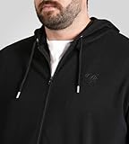 Duke Mens Kenilworth Couture Zip Through Hoodie - Blue - 5XL - Image 2