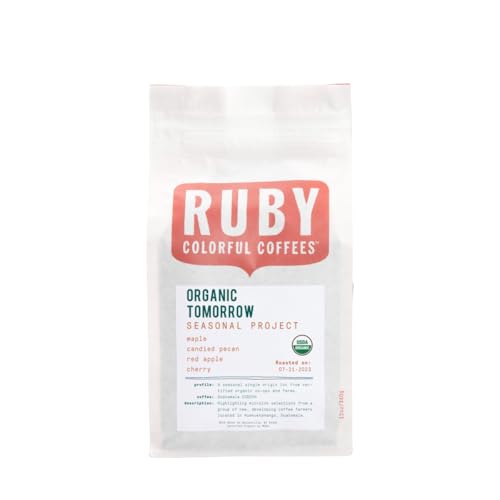 Organic Tomorrow Seasonal Project - Roasted by Ruby Coffee Roasters - Freshly Ground Coffee - 12 Ounce Bag