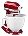 KitchenAid 5 Quart Ceramic Bowl for all KitchenAid 4.5-5 Quart Tilt-Head Stand Mixers KSM2CB5LW, White Chocolate