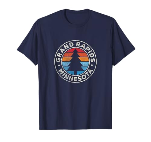 Grand Rapids Minnesota MN Vintage Grafik Retro 70er Jahre T-Shirt