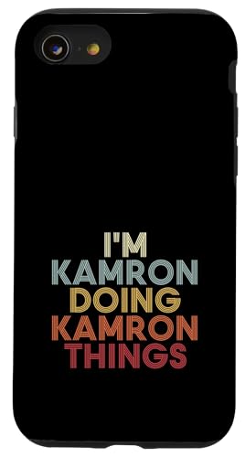 Kamron Name Kamron Personalized Name First Given �X�}�z�P�[�X iPhone SE (2020) / 7 / 8 �p