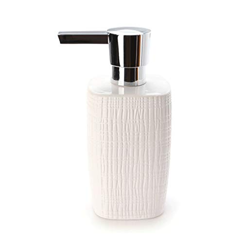 Preisvergleich Produktbild Seifenspender Lotionspender White Matte Keramik Seifenspender Spenderflasche Bad-Accessoires-Kollektion ist einzigartig Dekorative Schönes Design Bad Décor Lotion Pump / Seifenspender Händedesinfektio