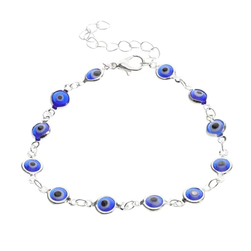 Beaupretty Verstelbare Oog Armband met Handgemaakte Kralen Beschermend Amulet voor Geluk Veiligheid Comfortabel Stijlvol Sieraad voor Mannen Vrouwen voor Dagelijks Gebruik