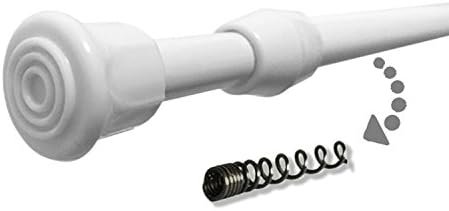 WindBreath 23-Inch-by-43-Inch Adjustable Tension Rod, White
