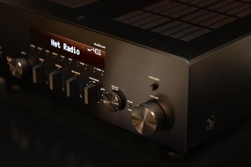 Yamaha R-N600A - Sintoamplificatore di rete Hi-Fi con MusicCast e Streaming Wireless, Audio ad Alta Risoluzione, DAC SABRE, Modalità Pure Direct, Grigio - 4