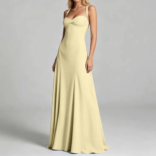 Robe longue pour mariage et réception chic en tant qu'invitée