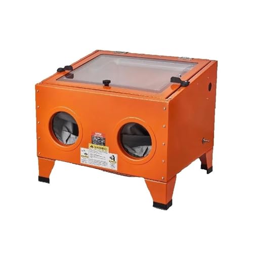 Sandblasting Cabinet 25/40/60 Gallon Portable Benchtop Sand Blaster with Blasting Gun Nozzles for Paint Stain Rust Cost Savings(25 Gallon)