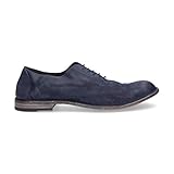 pantanetti spartoo Outlet PANTANETTI 11507BLUE Chaussures à Lacets pour Homme en Daim Bleu - Bleu - Bleu, 43 EU