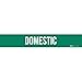Brady 7083-1, 90021 Self-Sticking Vinyl Pipe Marker, (Pack of 50 Cards)
