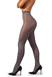 sofsy Opaque Microfibre Tights for Women - Invisibly Reinforced - Footed Pantyhose High Waist for...
