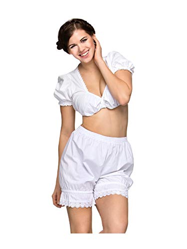 Stockerpoint Damen Rock Unterhose U - 35, Knielang, Gr. 34 (Herstellergröße: für 34-36), Weiß