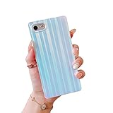 Cocomii Square Holographic Striped iPhone SE 2020/iPhone 8/iPhone 7 Case, Slim Glossy Soft TPU...