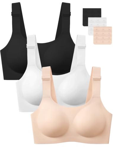 Image of Gailife Womens Wireless Push Up Bras for Women No Underwire Seamless Full Coverage Supportive T Shirt Everyday Bras