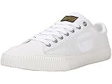G-STAR Raw Men's Meefic-TNL-M Sneakers Low-Top Tonal Shoes White Sz: 11