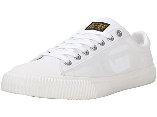 G-STAR Raw Men's Meefic-TNL-M Sneakers Low-Top Tonal Shoes White Sz: 9