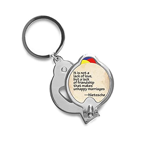 Love Fridship Mariage Art Déco Mode Coupe-ongles en acier inoxydable