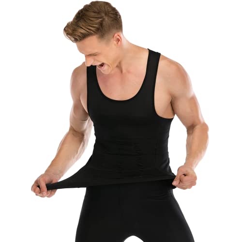 Mens Compression Shirt To Hide Moobs