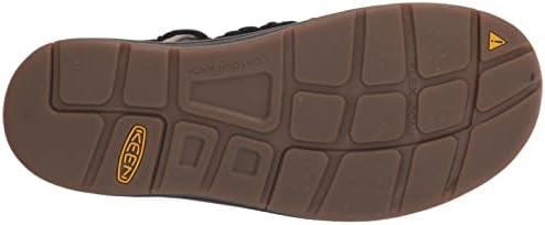 KEEN Men's Uneek Classic Two Cord Sandals, Black/Plaza Taupe, 10.5 | Image 3