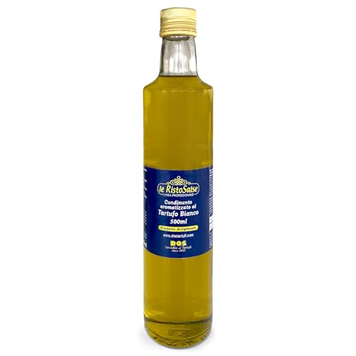 Aceite De Oliva Virgen Extra con Trufa Blanca 500 ml - Producto Típico Italiano