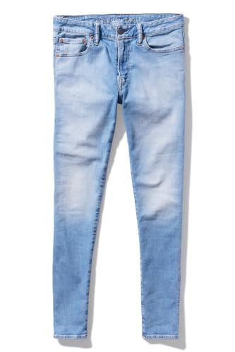 Image of American Eagle Men Blue Airflex+ Skinny Jeans