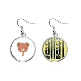 Tamaño: Tamaño de los pendientes: diámetro de 2,7 cm; grosor de 0,2 cm