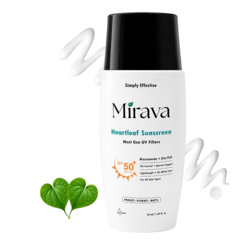 Image of Heartleaf Matte Sunscreen SPF 50 PA++++ | Next-Gen UV Filters | Protect • Hydrate • Matte | No White Cast | Broad Spectrum UVA /UVB Protection | Niacinamide & Natori HA Complex (13 Types of Hyaluronic Acid) | Lightweight Daily Fluid Sunscreen for All Skin Types | 50 ml