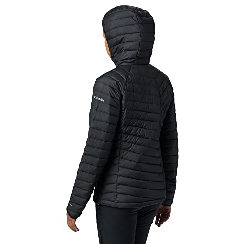 Columbia 192660305332 Steppjacke Mit Kapuze, Schwarz, S